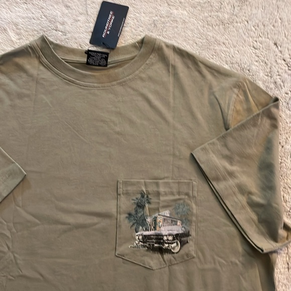 Roundtree & York cruisin..tee shirt    Size L Sage - Picture 3 of 4